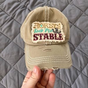 womens western ball cap
